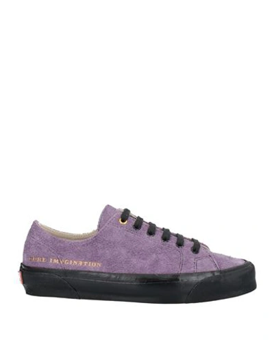 Shop Vans Woman Sneakers Purple Size 6.5 Soft Leather