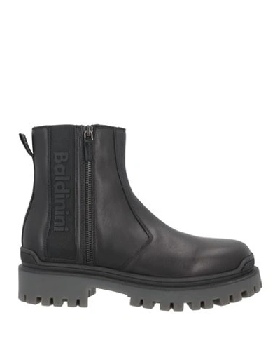Shop Baldinini Man Ankle Boots Black Size 7 Soft Leather