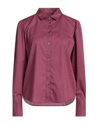 Shop Robert Friedman Woman Shirt Magenta Size S Cotton, Elastane