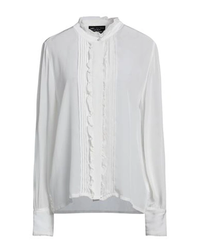 Shop Alessia Santi Woman Shirt Off White Size 10 Viscose