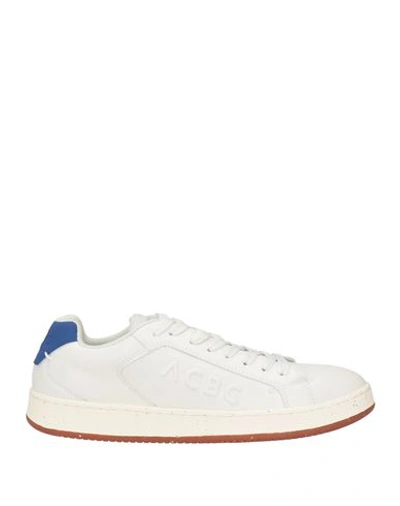 Shop Acbc Man Sneakers White Size 12 Textile Fibers