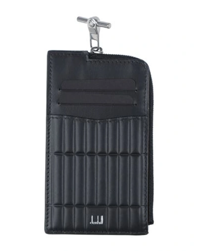 Dunhill Man Wallet Black Size - Soft Leather In Black