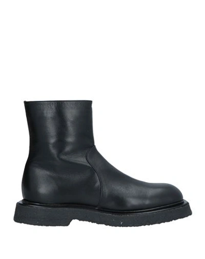 Shop Pomme D'or Woman Ankle Boots Black Size 7 Soft Leather