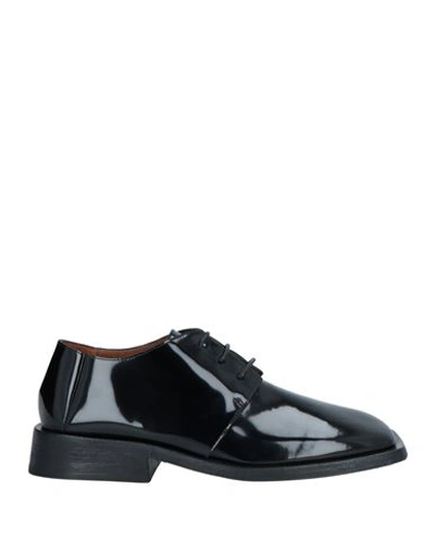 Shop Marsèll Man Lace-up Shoes Black Size 8 Soft Leather