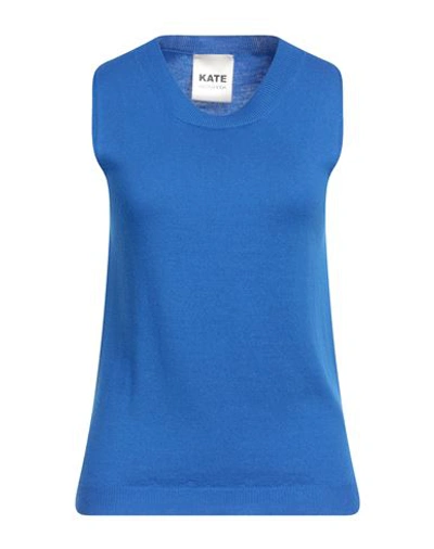 Shop Kate By Laltramoda Woman Sweater Bright Blue Size M Wool