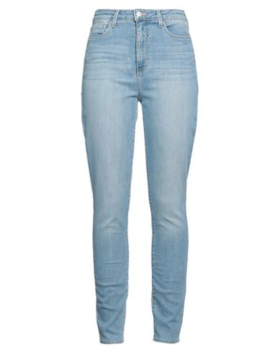 L Agence L'agence Woman Jeans Blue Size 29 Cotton, Repreve, Elastane In Blue