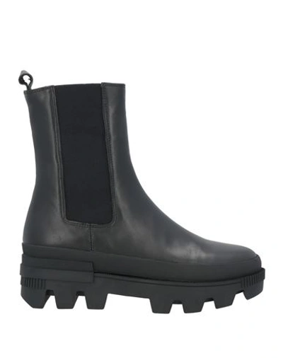 Shop Bibi Lou Woman Ankle Boots Black Size 8 Soft Leather, Rubber