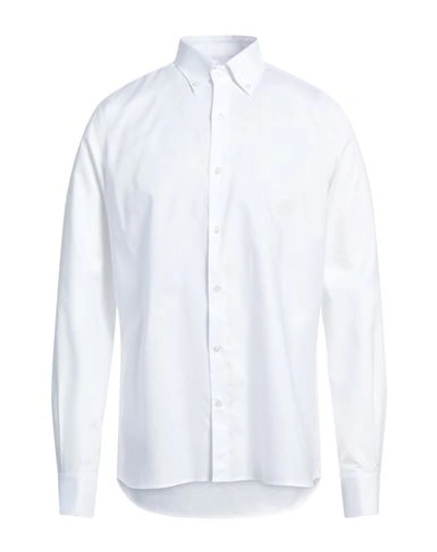 Shop Herman & Sons Man Shirt White Size 15 ½ Cotton