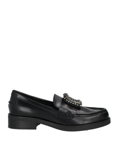 Shop Bibi Lou Woman Loafers Black Size 7 Soft Leather