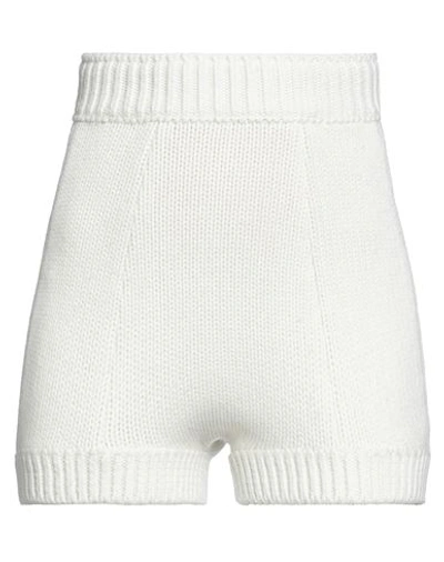 Shop Dolce & Gabbana Woman Shorts & Bermuda Shorts Off White Size 10 Cashmere