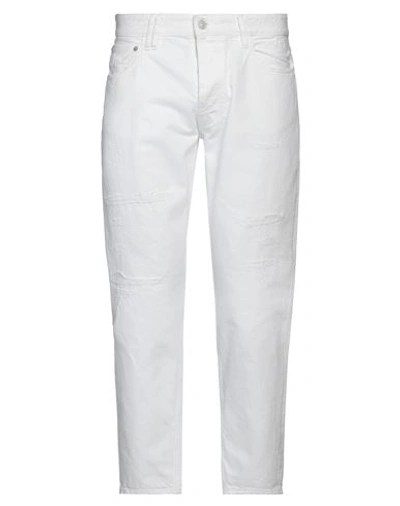 Shop Cycle Man Pants White Size 35 Cotton