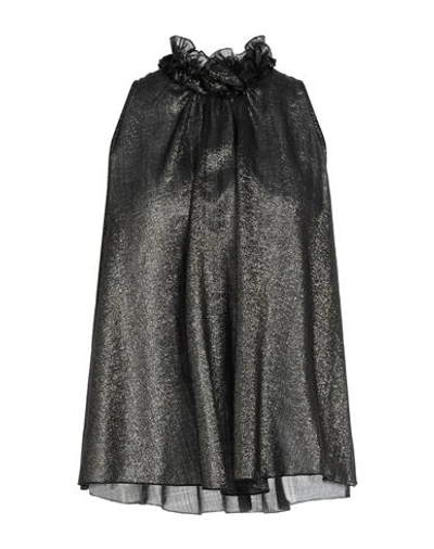 Shop Momoní Woman Top Black Size 6 Virgin Wool, Polyester, Polyamide