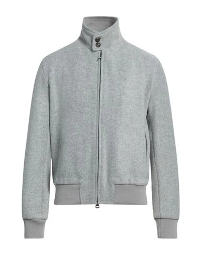 Shop Stewart Man Jacket Light Grey Size Xl Polyester, Acrylic, Virgin Wool