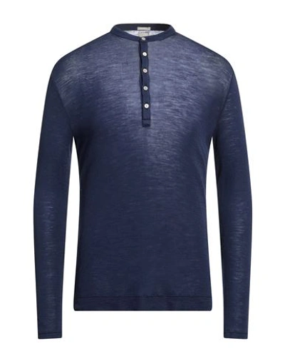 Shop Massimo Alba Man Sweater Blue Size Xl Wool
