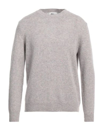 Shop President's Man Sweater Light Grey Size Xxl Wool