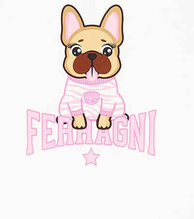 Monnalisa X Chiara Ferragni Baby Kleid In White