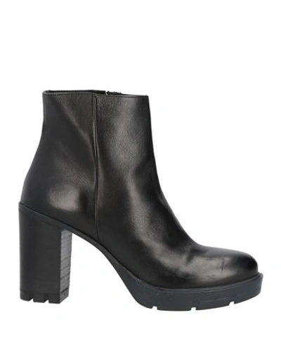 Shop Baldinini Woman Ankle Boots Black Size 11 Calfskin