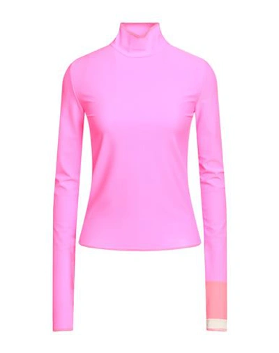 Shop La Fetiche Woman T-shirt Fuchsia Size L Nylon, Lycra In Pink