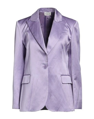 P.a.r.o.s.h P. A.r. O.s. H. Woman Blazer Lilac Size M Viscose, Linen, Cotton In Purple