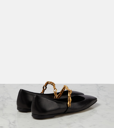 Jimmy Choo Flats In Black