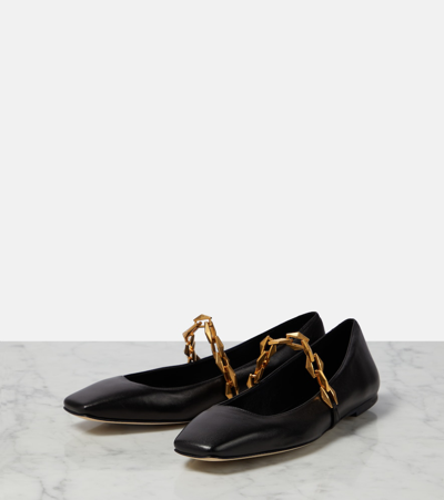 Jimmy Choo Flats In Black