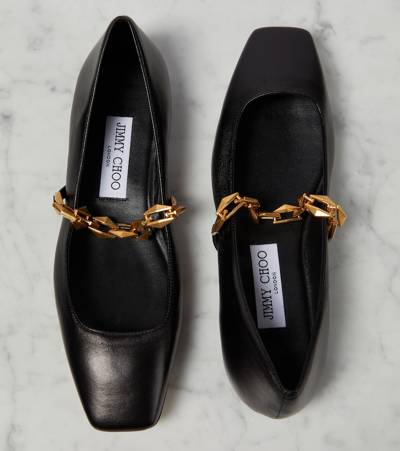 Jimmy Choo Flats In Black