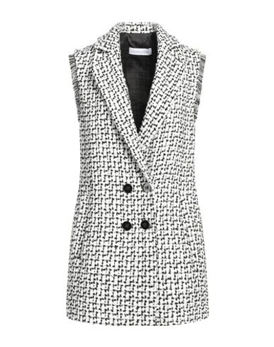 Shop Caractere Caractère Woman Coat White Size 8 Polyacrylic, Wool, Viscose, Polyamide