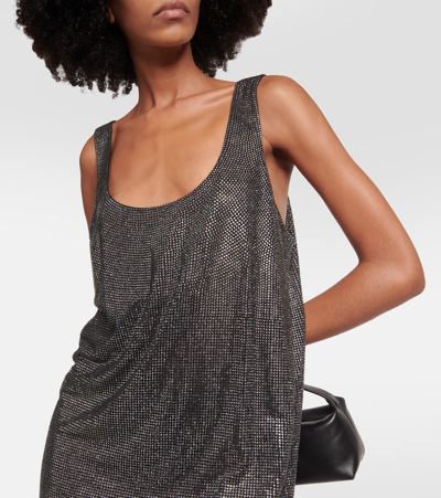 Giuseppe Di Morabito Crystal-embellished Minidress In Black