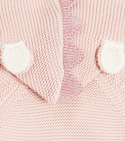 Stella Mccartney Baby Kapuzenjacke Aus Baumwolle In Pink