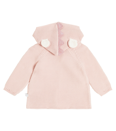 Stella Mccartney Baby Kapuzenjacke Aus Baumwolle In Pink