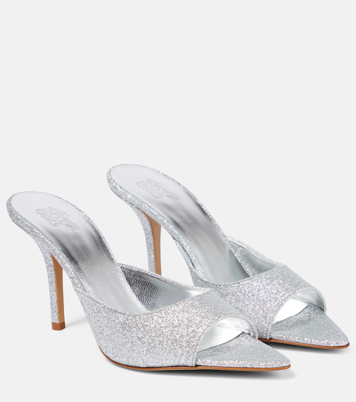 Shop Gia Borghini X Pernille Teisbaek Perni 04 Sandals In Silver