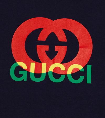 Shop Gucci Interlocking G Cotton T-shirt In White