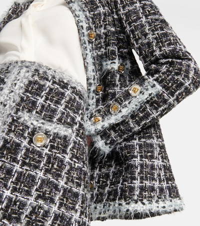 Shop Giambattista Valli Tweed Jacket In Multicoloured