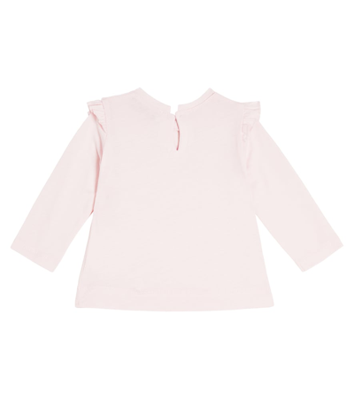 Shop Monnalisa Baby Cotton Jersey T-shirt In Pink