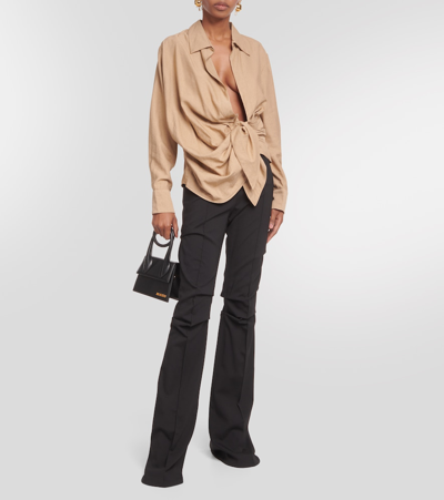 Jacquemus Beige Le Chouchou 'la Chemise Bahia' Shirt In Beige