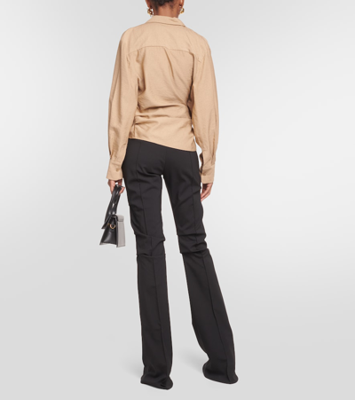 Jacquemus Beige Le Chouchou 'la Chemise Bahia' Shirt In Beige