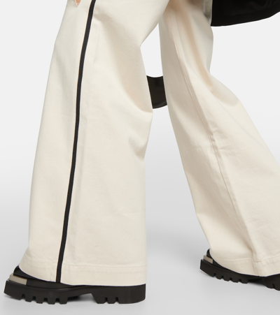 Peter Do Off-white Ripped Jeans In White