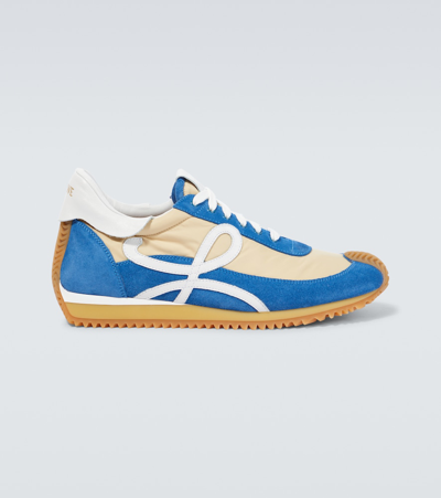 Shop Loewe Flow Runner Low-top Sneakers In Blue