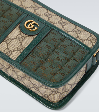 Green Mini GG-canvas shoulder bag, Gucci