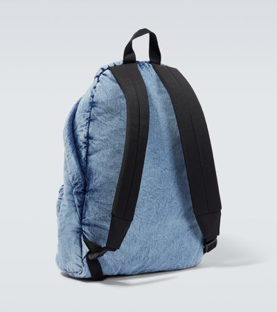 Shop Balenciaga Explorer Denim Backpack