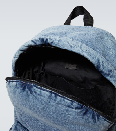 Shop Balenciaga Explorer Denim Backpack