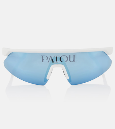 Shop Patou X Bollé Shield Sunglasses In Blue