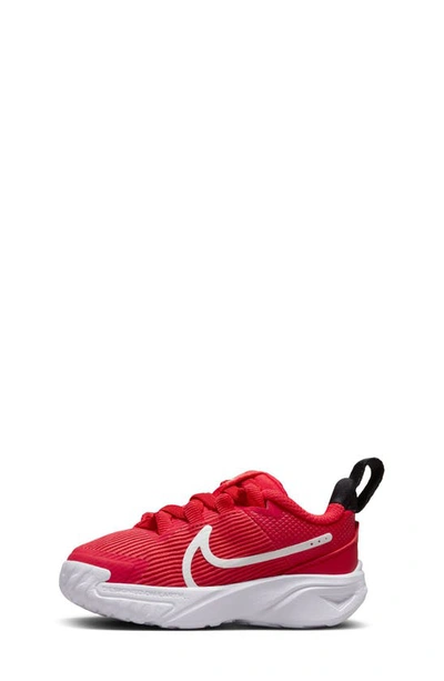 Shop Nike Kids' Star Runner 4 Sneaker In Red/ White/ Black/ White