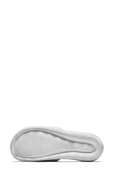 Shop Nike Victori Slide Sandal In White/ White/ White
