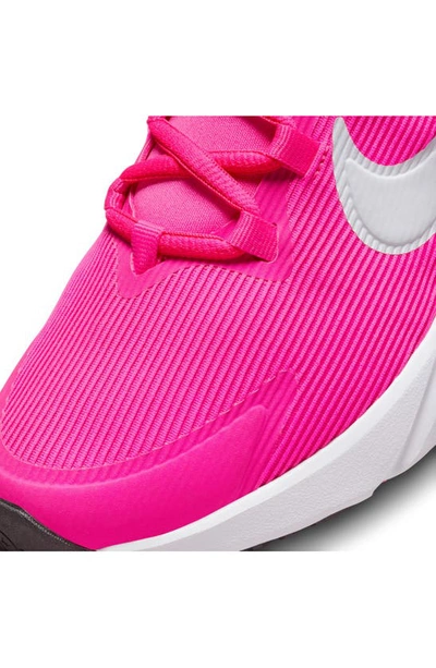 Shop Nike Kids' Star Runner 4 Sneaker In Pink/ White/ Black/ Pink