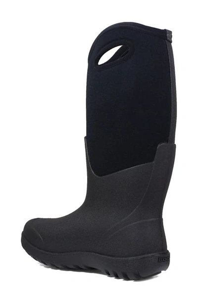 Bogs Neo Classic Tall Waterproof Rain Boot In Black