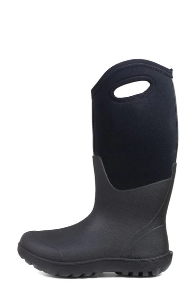 Bogs Neo Classic Tall Waterproof Rain Boot In Black