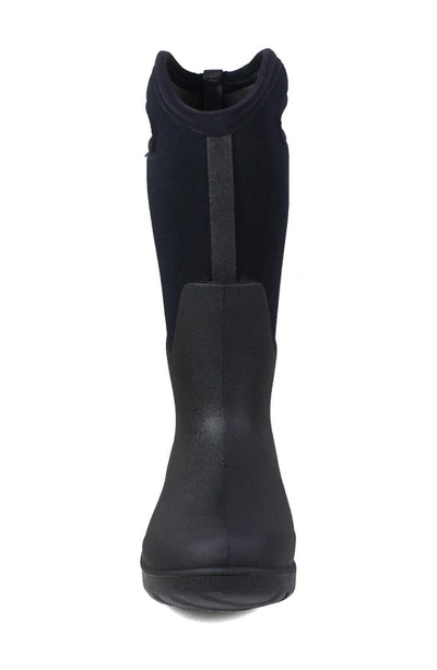 Bogs Neo Classic Tall Waterproof Rain Boot In Black