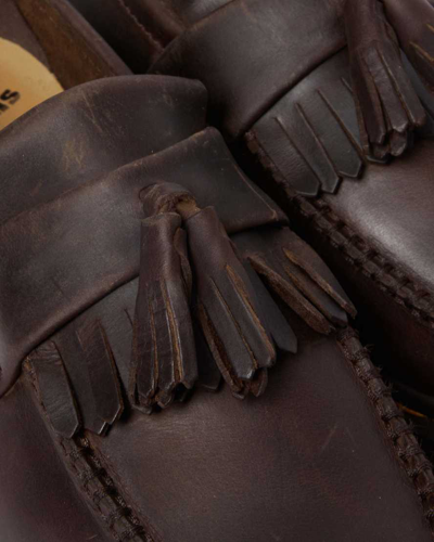 Shop Dr. Martens' Herren Adrian Crazy Horse Leder Tassel Loafer In Braun
