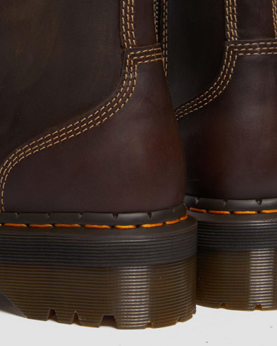 Dr. Martens' Jadon Boot Arc Crazy Horse Platforms In Braun